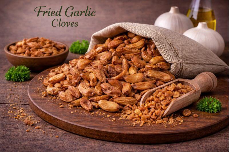 fried garlic cloves