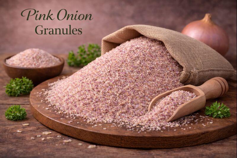 pink onion granules