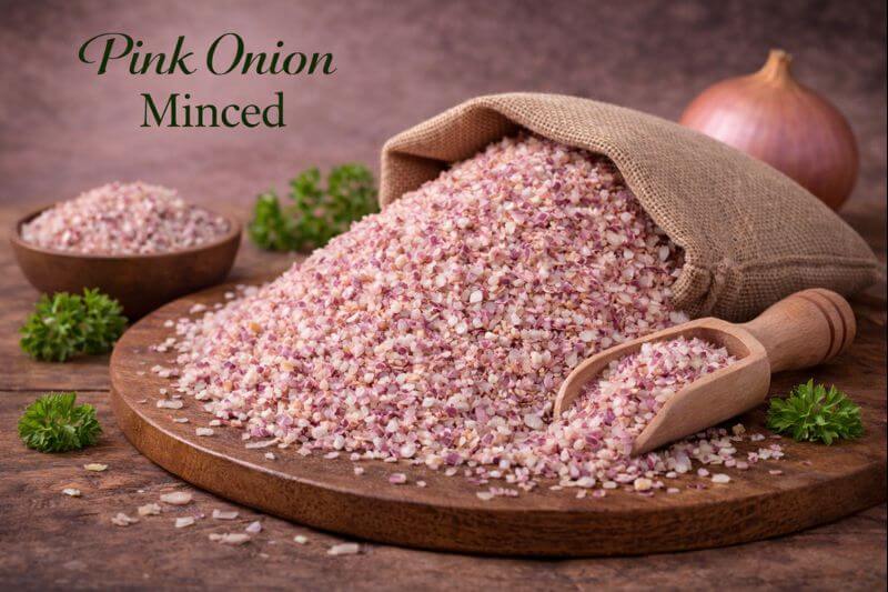 pink onion minced