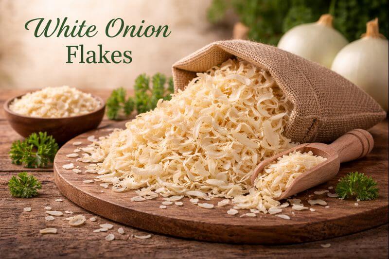 white onion flakes